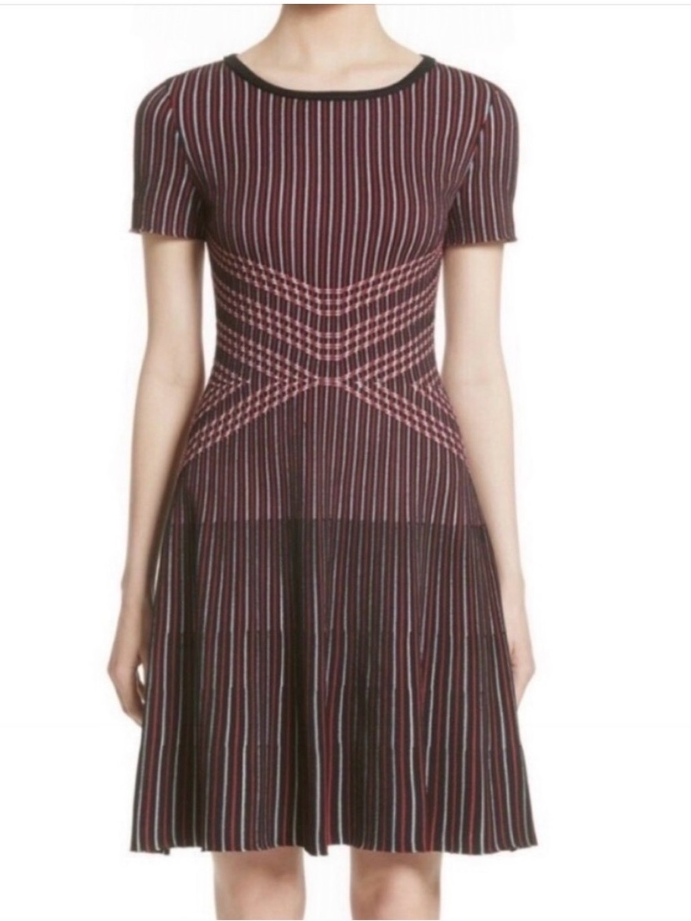 St. John Collection Atlantis Fit & Flare Dress Size 12